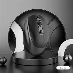 Gecau 2.4GHz Wireless Bluetooth 5.1 Mode Gaming Mouse Safety Guaranteed chargeable Mute Mice Black 5.2x3.2 Inch Home Gadgets