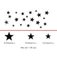 thumbnail image 1 of Latrodar 20 X Star Art Mirror Wall Sticker Acrylic Decal Home Room DIY Art Black Black Party Favor 4x0.8 Inch, 1 of 2