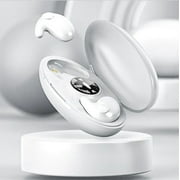 Gecau 2023 NEW Hi-Fi Headphones Bluetooth Invisible Sleep Wireless Earphone Ipx5 Wearing Wireless Earphones Polished Novelty Appearance Earbuds Headset Eco-F