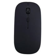 Gecau 2400 DPI 4 Button Optical USB Wireless Gaming Mouse Mice For PC Laptop Creative Black 10x6 Inch Home Decor