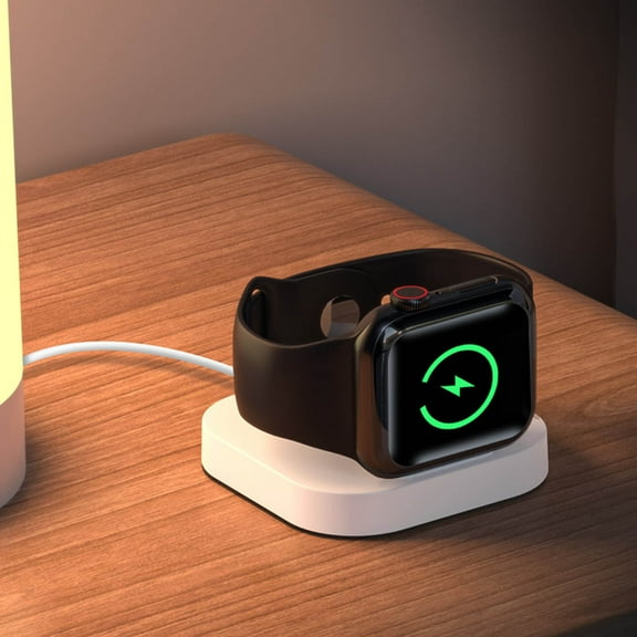 Latrodar 3w Vertical Charger Watch Magnetic Absorption Wireless Charging Sturdy White 4x3.2 Inch Home Stuff