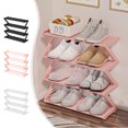 thumbnail image 1 of Latrodar 4-Tier Shoe Rack Sturdy Shoe Rack for Closet Open Storage Metal Shoe Rack Shoe Hanger Shoes Storage Boot Rack 1PC for Closet Entryway Hallway Front Door Entrance, 1 of 6
