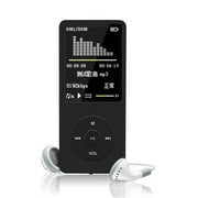 Latrodar 70 Hours Playback MP3 MP4 Lossless Sound Music Player FM Recorder Card Up To 128GB Elaborately Made Black 3.6x3.2 Inch Home Stuff