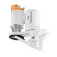 thumbnail image 1 of Latrodar 9882W 60X Universal Mobile Phone LED Microscope Magnifier With Clip Safety Guaranteed White 4x2.4 Inch Home Essentials, 1 of 1