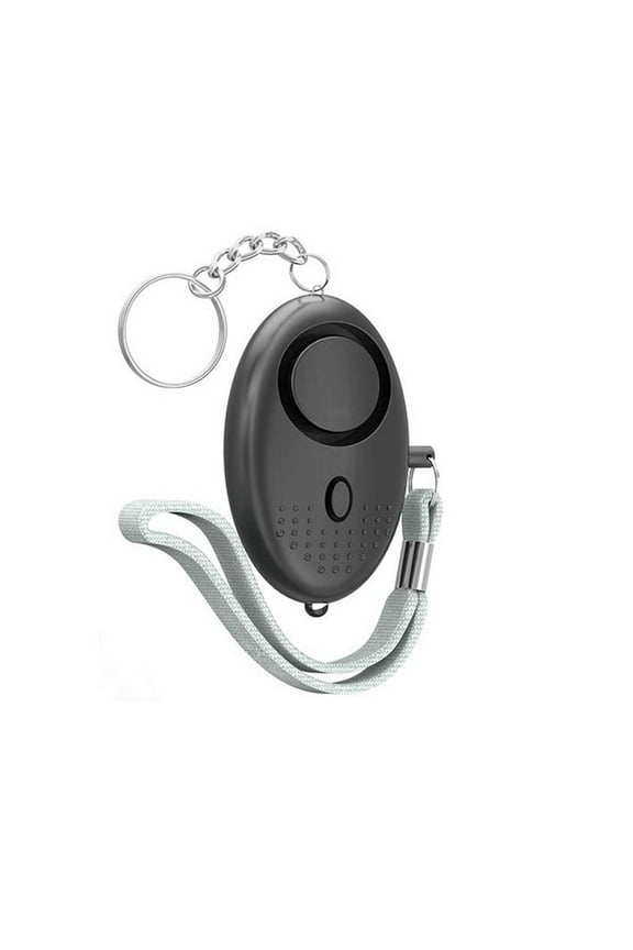 Alarm 130dB Keychain LED Light Emergency Safe Panic Personal Protection Affordable&High-Quality Black 3.6x2 Inch Home Gadgets