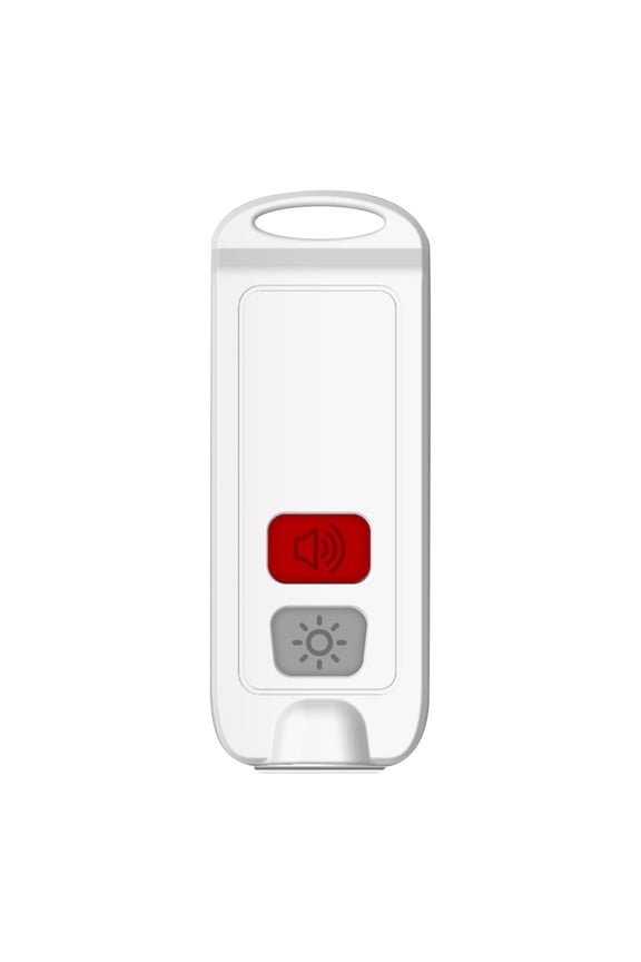 Alarm 130dB Keychain LED Light Emergency Safe Panic Personal Protection Eco-Friendly Material White Home Tools