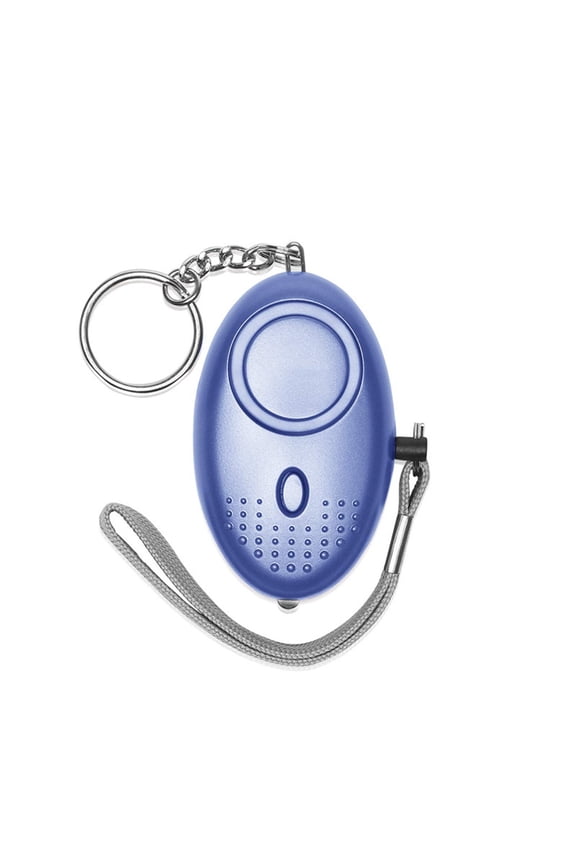 Alarm 130dB Keychain LED Light Emergency Safe Panic Personal Protection Secure Blue 3.6x2 Inch Home Stuff