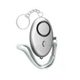 thumbnail image 1 of Latrodar Alarm 130dB Keychain LED Light Emergency Safe Panic Personal Protection Upgraded Silver 3.6x2 Inch Home Gadgets, 1 of 3