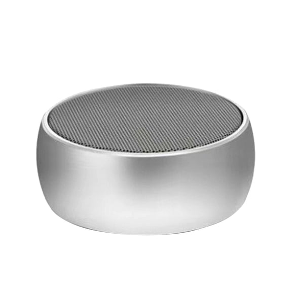 Latrodar BS02 Bluetooth Smart Speaker, Outdoor Portable Novelty Sound Amplification Silver Home Stuff