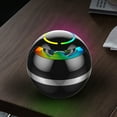 thumbnail image 1 of Gecau Ball Bluetooth Speaker Mini Portable Outdoor Household Bluetooth Meticulously Crafted orful Breathing Lamp Black Home Essentials, 1 of 5