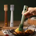 thumbnail image 1 of Latrodar Basting Brush Silicone Long Handle Barbecue Accessories BBQ Brush Grilling Tools Camping Accessories Basting Brush Kitchen Essentials BBQ Marinating Basting Cooking BBQ Brush 1PC, 1 of 2