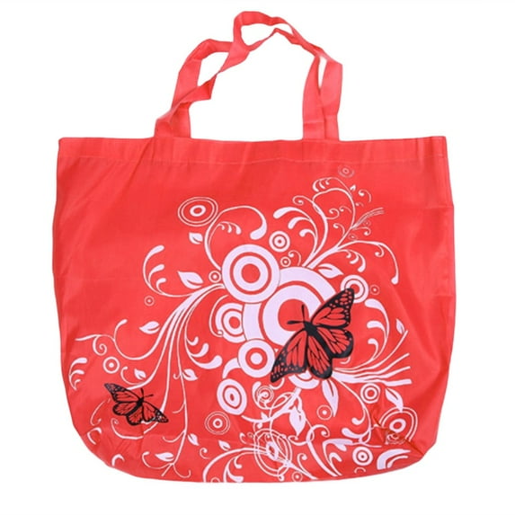 Latrodar Beautiful Grocery Tote Foldable Long-Lasting ouch And Lightweight Red 7.2x7.2 Inch Home Tools