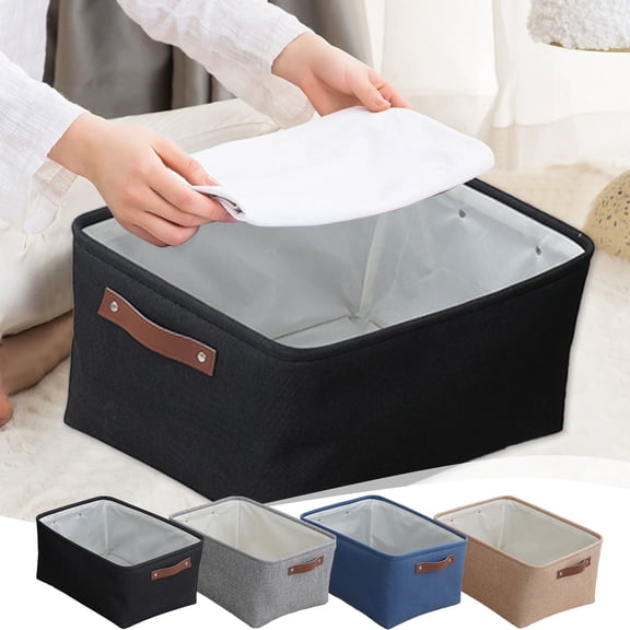 Gecau Blanket Storage Chest Multiple Lattice Travel Packing Organizers Travel Office Home Storage Floral Print Cloth Storage Bins Collapsible for Blanket Comforters Clothing Sheet Toys 1PC