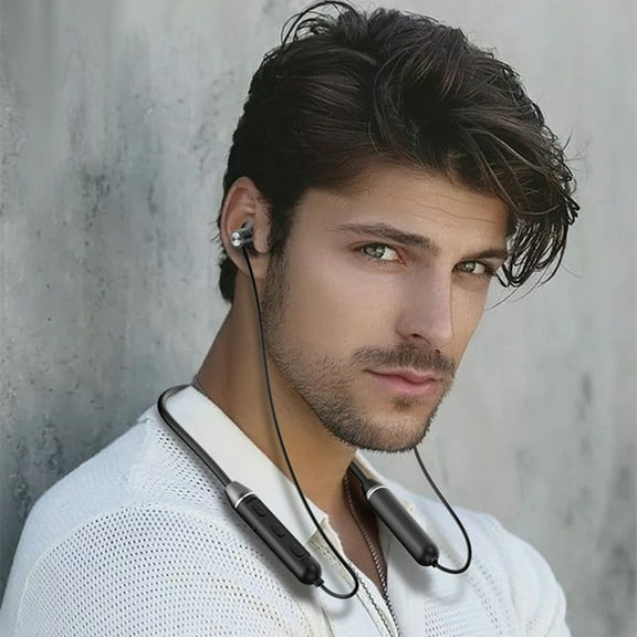 Latrodar Bluetooth 5.0 Sport Headphones,Sports Wireless High Power Bluetooth Earphones Practical&Affordable dset For Work Travel Black Home Essentials