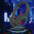 thumbnail image 1 of Latrodar Bluetooth 5.3 Wireless Headphones Cool Light Effect HD Call Sturdy Bluetooth Headphones Black Home Gadgets, 1 of 5