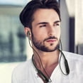 thumbnail image 1 of Latrodar Bluetooth Neckband Headphones Foldable & Lightweight Build Sturdy tooth Headset In-Ear Black Home Tools, 1 of 5