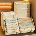 thumbnail image 1 of Gecau Bras Organizer for Drawers Divided Storage Containers Bedroom Dorm Storage&organization Solid Travel Packing Organizers Reusable for Blanket Comforters Clothing Sheet Toys 1PC, 1 of 3