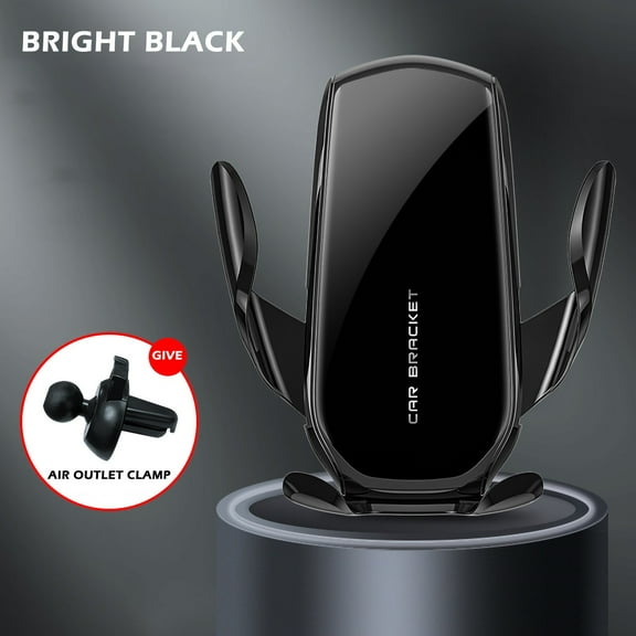 Latrodar Car Phone Mount Vehicle Mobile Phone Universal Car Well-Made ar Outlet Cell Phone Black 5.4x4.4 Inch Home Tools
