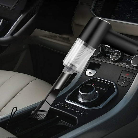 Latrodar Car Vacuum With Powerful Suction, Well-Made er, USB Rechargeable Black 7.6x6.4 Inch Home Essentials