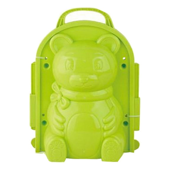 Latrodar Cartoon-Penguin Snowball Maker Clip Tool Kids Toy for Winter Outdoor Sports Green Decorative 7.2x0.8 Inch