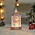 thumbnail image 1 of Latrodar Christmas Lantern Decor Night Light Christmas Lanterns Desk Lamp Lighted Water Lantern Home Decor Lantern Christmas Party Supplies White 3.2x3.2 Inch, 1 of 5