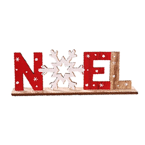 Latrodar Christmas Tree Wooden Round Creative Christmas Ornaments White 9.2x1.6 Inch Home Tools