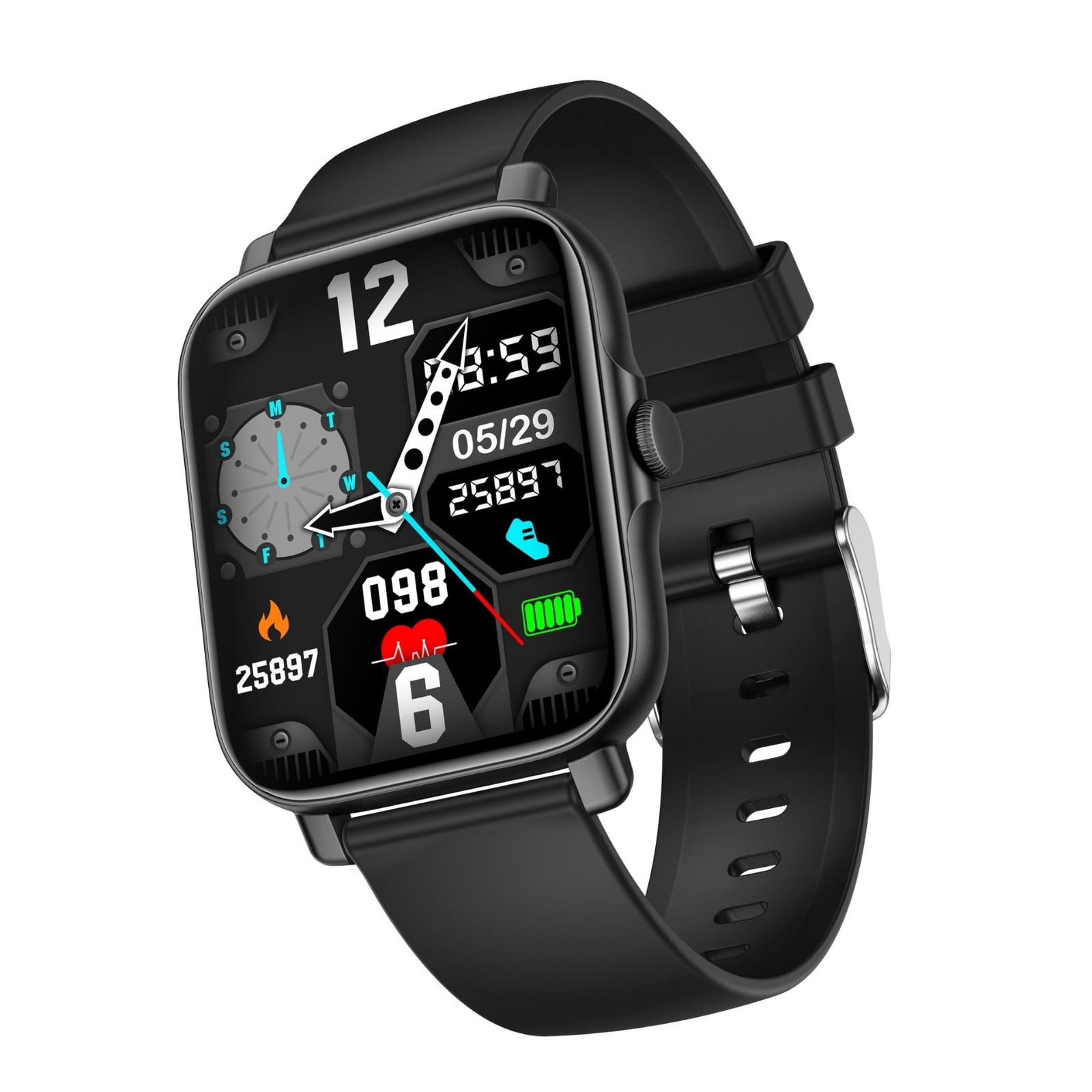 Latrodar Clearance Smart Watch, 1.7-inch Screen Fitness Watch, Suitable for Men and Women, IP67 Sports Smart Watch,Multiple Sports Modes Fashion Design Flash Deals