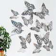 thumbnail image 1 of Latrodar Color Stereo Personality Living Room Bedroom Wall Stickers Silver Party Favor 6.8x3.2 Inch, 1 of 5