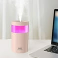 thumbnail image 1 of Gecau Colorful Night Humidifier, Rechargeable, Bedroom Home Office, Small Purification Large Spray, Mini Humidifier Pink Creative, 1 of 5