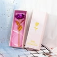 thumbnail image 1 of Gecau Colorful Rose Artificial Flower Non-Toxic ique Gifts For Girls Purple 10.8x4 Inch Home Stuff, 1 of 1