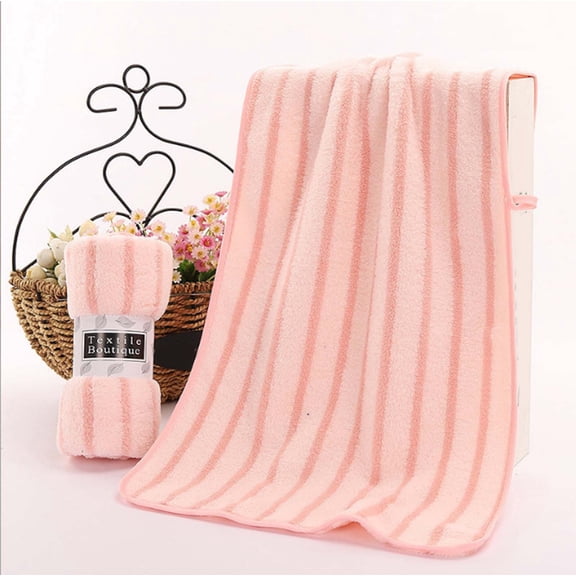 Latrodar Coral Velvet Absorbent Bath Towels For Adults Face Towel Bath Towel Upgraded Bathroom Towels Set Pink Home Stuff