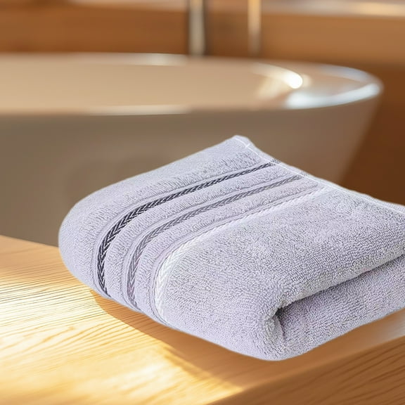 Latrodar Cotton Towel Household Adult Absorbent Cotton Washcloth Cotton Thickened Towel Companion Hand Gift Absorbent Quick Dry Face Towel Washcloth Gray Art&C