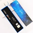 thumbnail image 1 of Latrodar Crystal Glass Dip Pen Colored Glass Pen Creative Business Office Pen Gift 5ML H Party Favor 4x2 Inch, 1 of 2