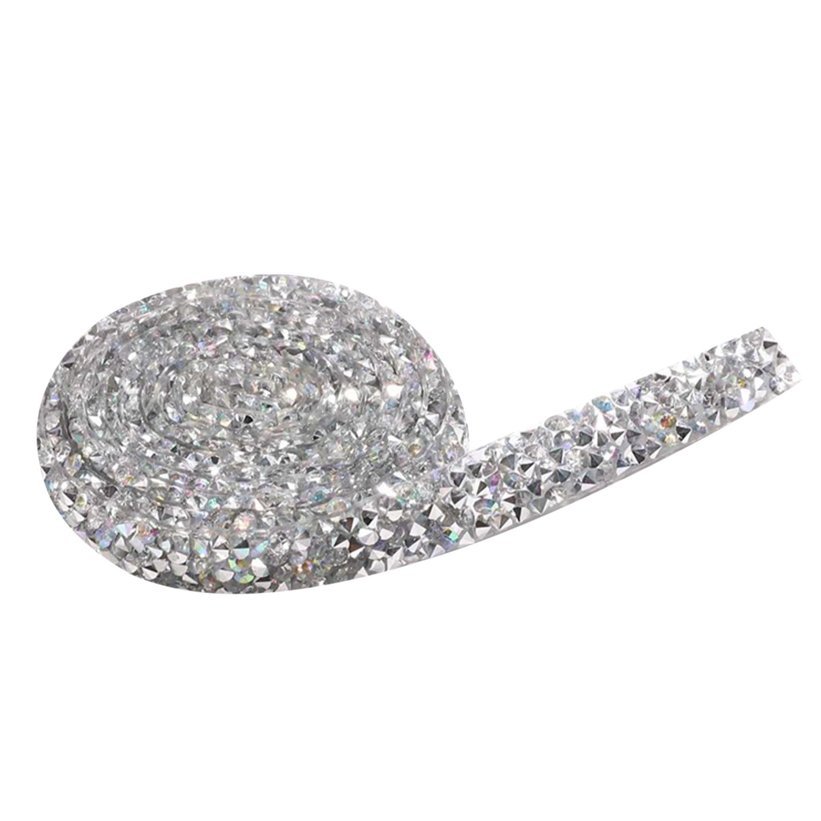 Gecau Crystal Water Drill Self-adhesive Resin Rhinestones Tape Trim ...