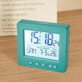 thumbnail image 1 of Latrodar Digital Alarm Clock With Background Lighting LCD Budget-Friendly Smart Clock Calendar Green Home Decor, 1 of 5