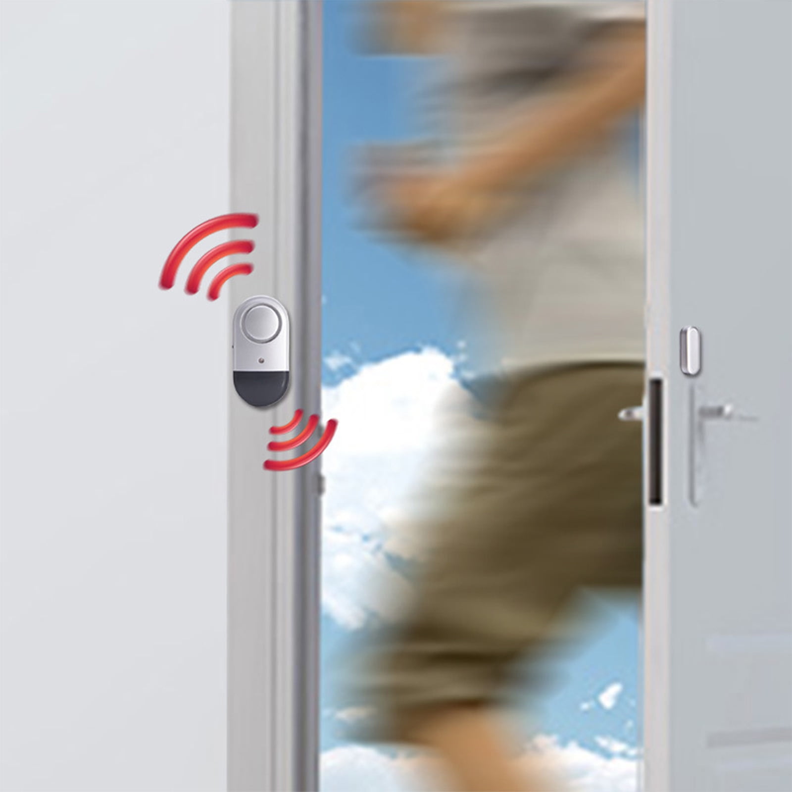Latrodar Door Alarm For Home Wireless Door Alarms For Kids Safetys With 125dB, Window Door Open Alarm Sensor up to 65% Off