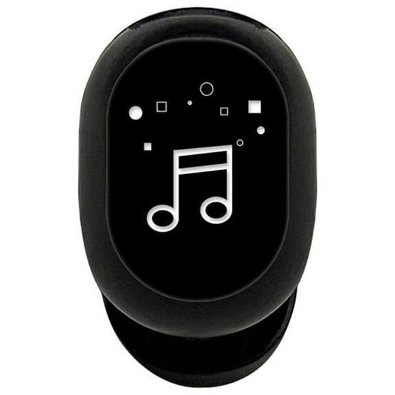 Gecau Earphone Bluetooth 5.0 Wireless Headset Noise Cancelling With Mic Safe&Non-Toxic Black 2x1.2 Inch Home Stuff
