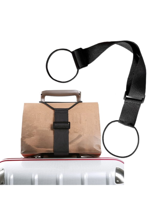 Elastic Fastening Belt For Luggage Luggage Packing Strap Travel Bag Fixed Hanging Strap Home Needs Safe&non - Toxic Gray Cloth Holiday Saving