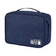 thumbnail image 1 of Latrodar Electronic Accessories Cable Organizer Bag Travel USB Charger Storage Case AU Upgraded Blue Home Gadgets, 1 of 4