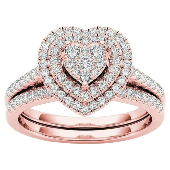 Latrodar Elegant Fashion Jewelry Bridal Zircon Diamond Elegant Wedding Rose Gold Reduced Price
