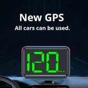 Gecau Enhanced Driving Universal HUD Projector With Digital Speedometer Safe&Non-Toxic owered Fits All Cars Green 4x3.2 Inch Home Stuff