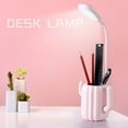 thumbnail image 1 of Latrodar Eye Protection Table Lamp Cactus Pen LED Table Lamp Charging Student Bedside Dormitory Reading Natural Table Lamp Pink Decorative 5.04x4.04 Inch, 1 of 5