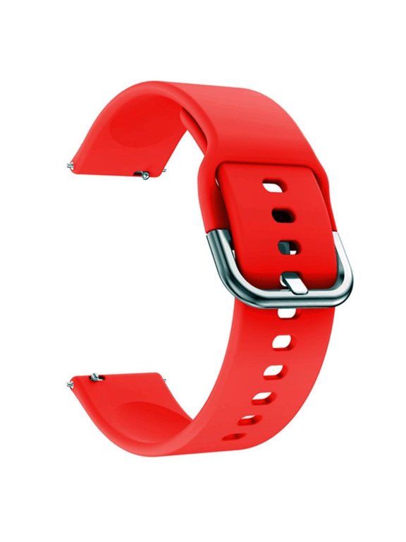 Latrodar Fashion Replacement Watch Wrist Strap For Realme-Watch 20mm Long-Lasting Red Home Stuff