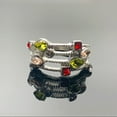 thumbnail image 1 of Latrodar Fashion Women Alloy Rings Zircon Wedding Rings Jewelry Size 6-10 Multicolor, 1 of 2