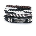 thumbnail image 1 of Latrodar Fashion Women Multilayer Bangle Bracelets Leather Cool A Brown up to 30% Off, 1 of 4