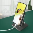 thumbnail image 1 of Gecau Foldable Phone & Tablet Stand Adjust-able Aluminum Portable Stand For Desk Foldable Dock Heavy Duty Metal Base Well-Made Gray 5.2x4 Inch Home Tools, 1 of 4