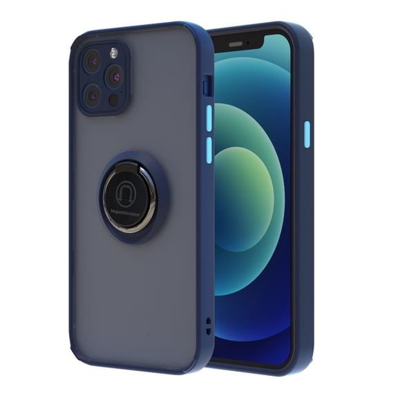 Gecau For 12Pro MaxCase with Ring,For 12Pro Magnetic Case Novelty Blue Home Decor