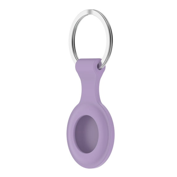 Latrodar For AirTag-Armor Cover Strap Case Anti-lost Location GPS Tracker-Protec Secure Purple 2.6x1.6 Inch Home Gadgets