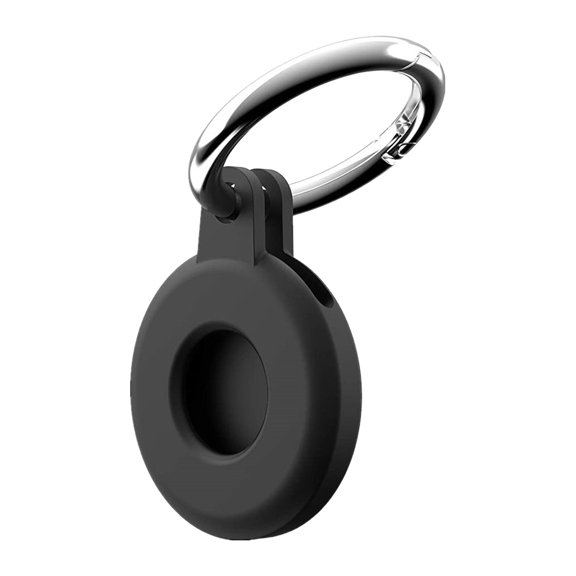 Latrodar For Cover Strap Case With Snap Anti-lost Location GPS Tracker-Protector Sturdy Black 1.2x1.2 Inch Home Decor