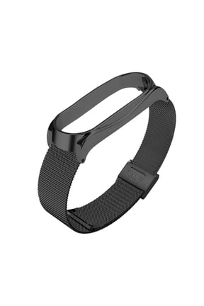 For Mi 6/6 NFC Buckle Metal Mesh Strap Replacement Wristband Meticulously Crafted Black Home Stuff
